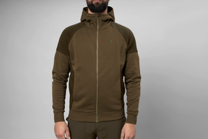 Cross Kapuzenpullover mit Reißverschluss Dark Olive - Seeland