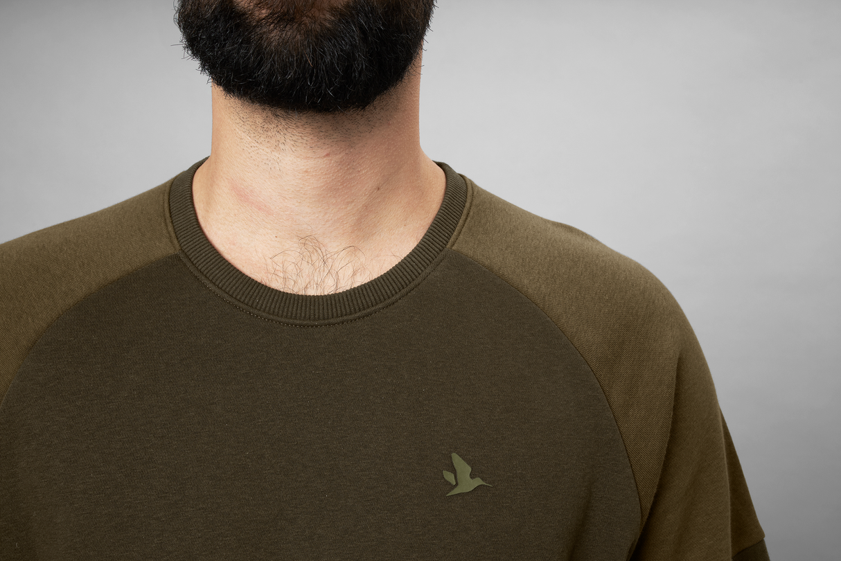 Cross Sweatshirt Pine green - Seeland
