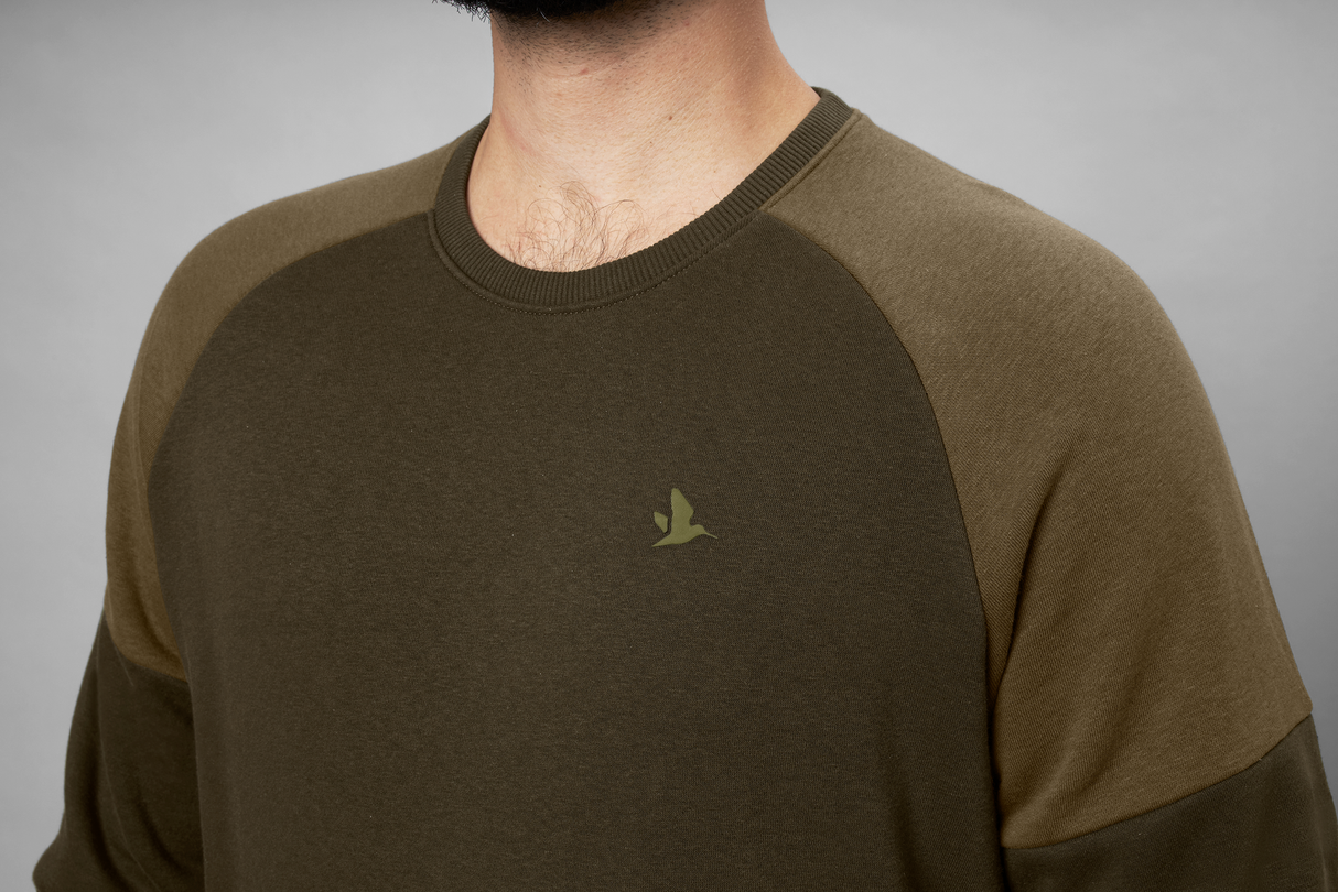 Cross Sweatshirt Pine green - Seeland