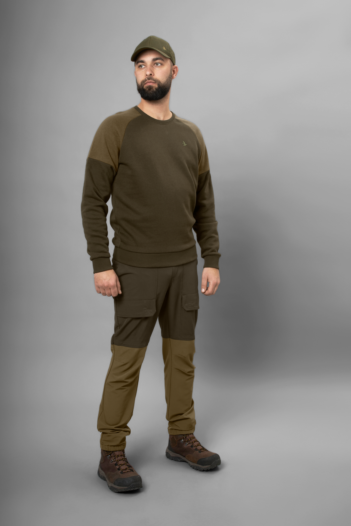 Cross Sweatshirt Pine green - Seeland