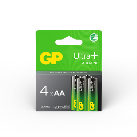 GP Ultra Plus AA/LR6 4 szt.