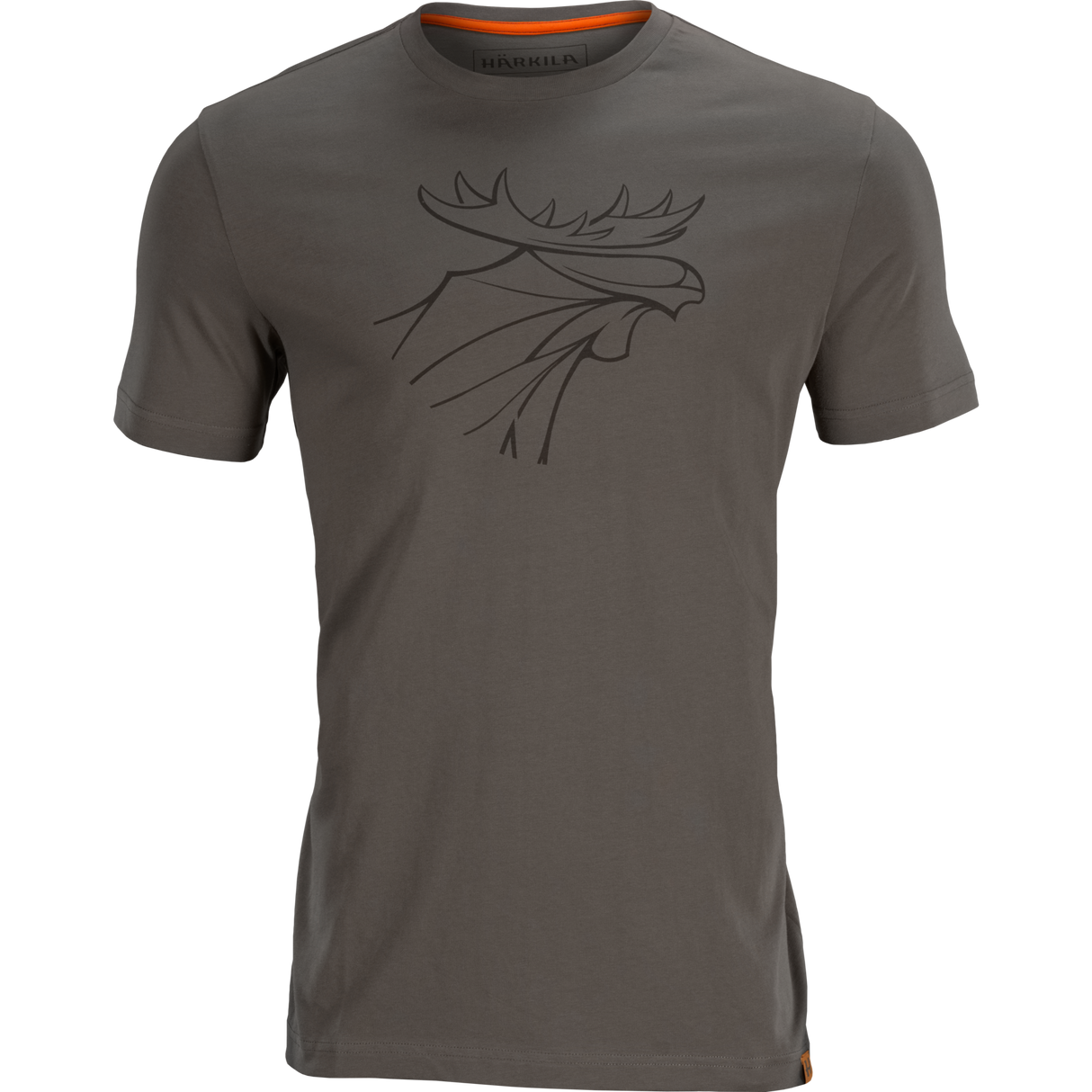 Grafisches T-Shirt 2er-Pack - Willow green/Grau - Härkila