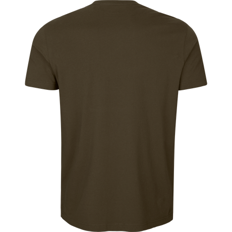 grafisches T-Shirt 2er-Pack - Willow green/Burgundy - Härkila