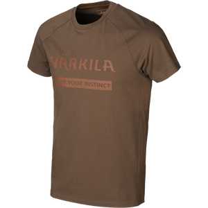 Logo T-Shirt 2er-Pack Willow green/Slate brown - Härkila