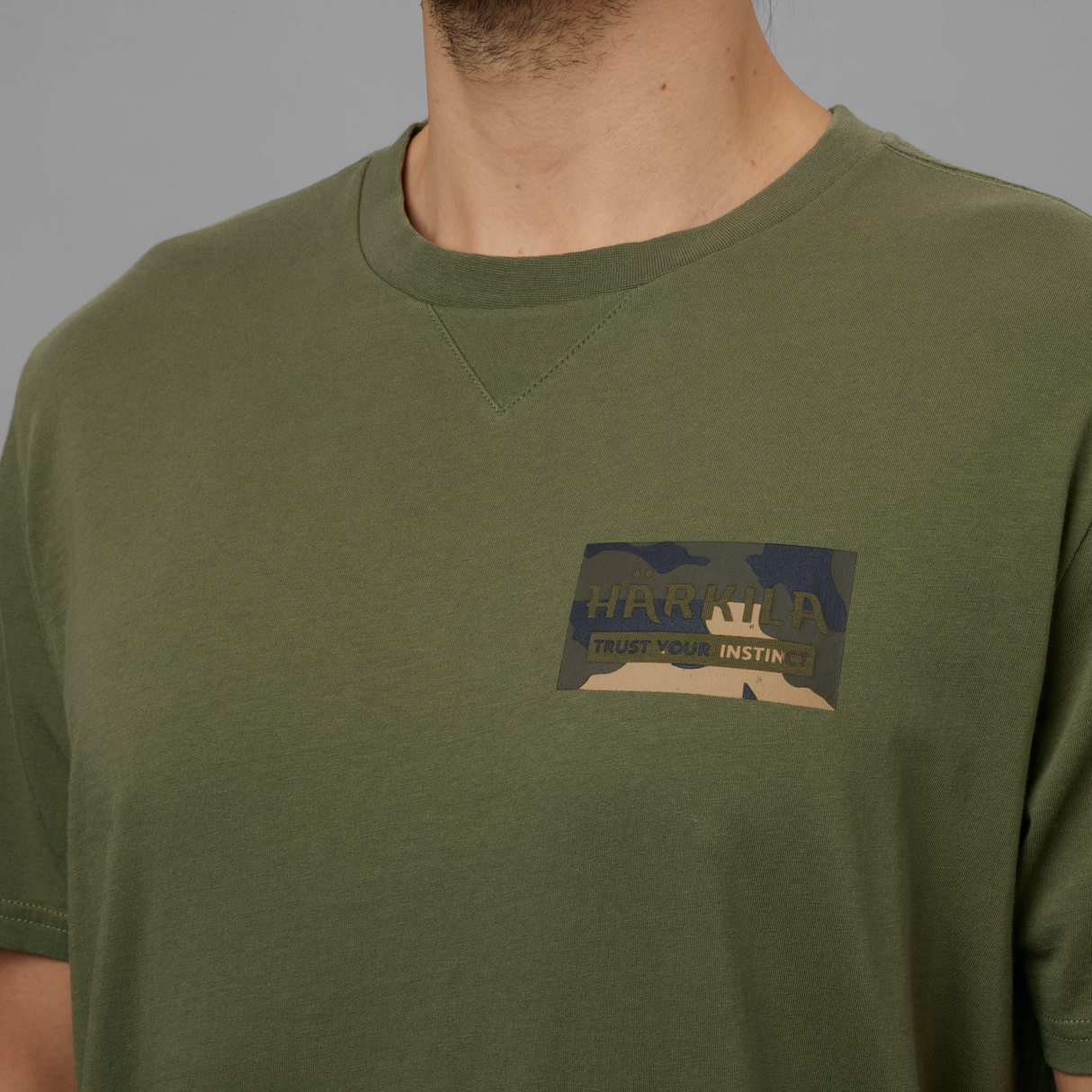 Core T-Shirt Dunkeloliv - Härkila