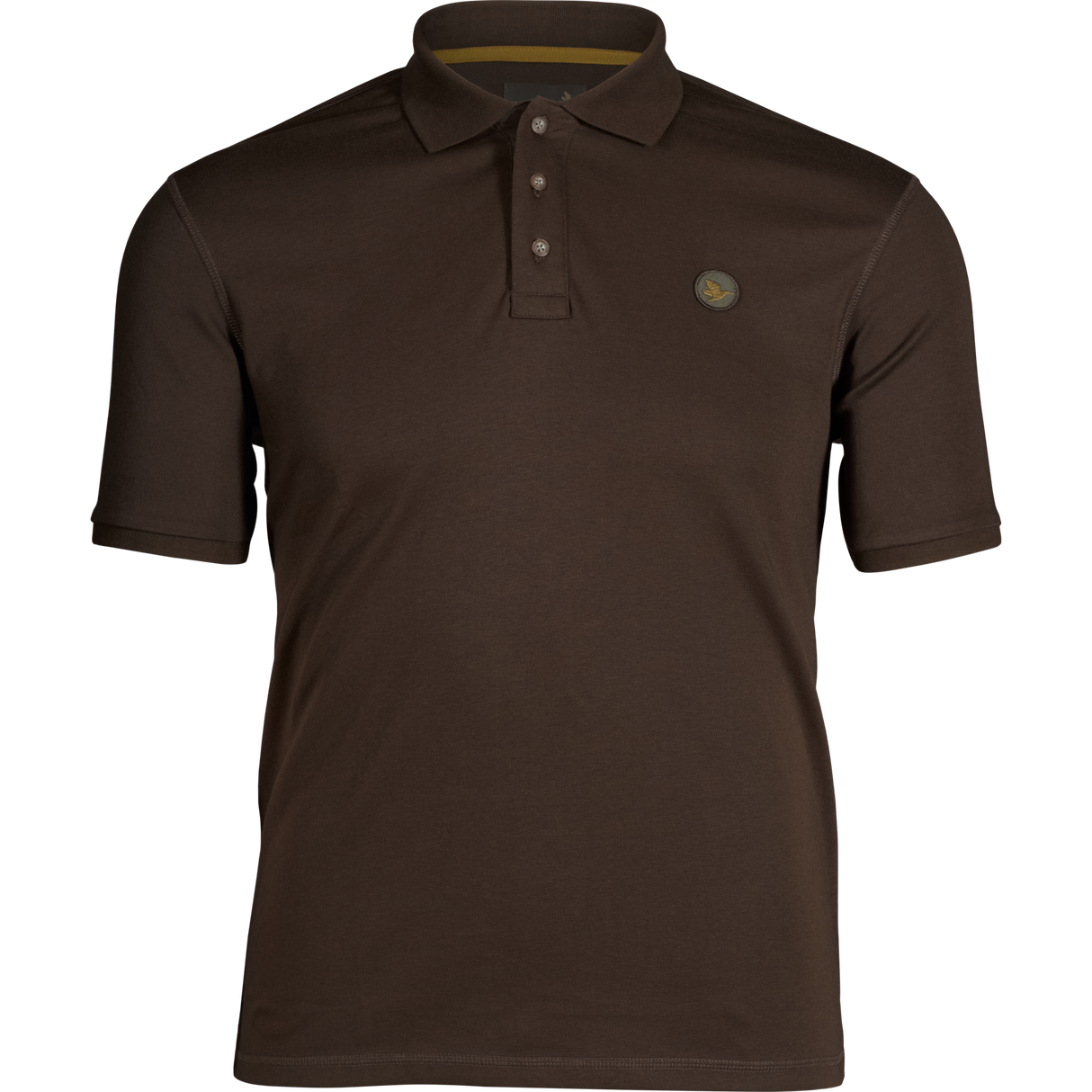 Skeet Polo-T-Shirt Classic brown - Seeland