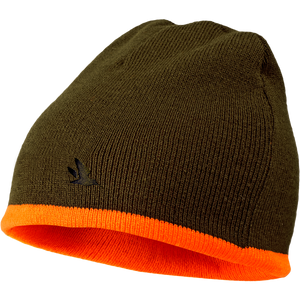 Ian Wendbare Mütze Hi-Vis Orange/Pine green - Seeland