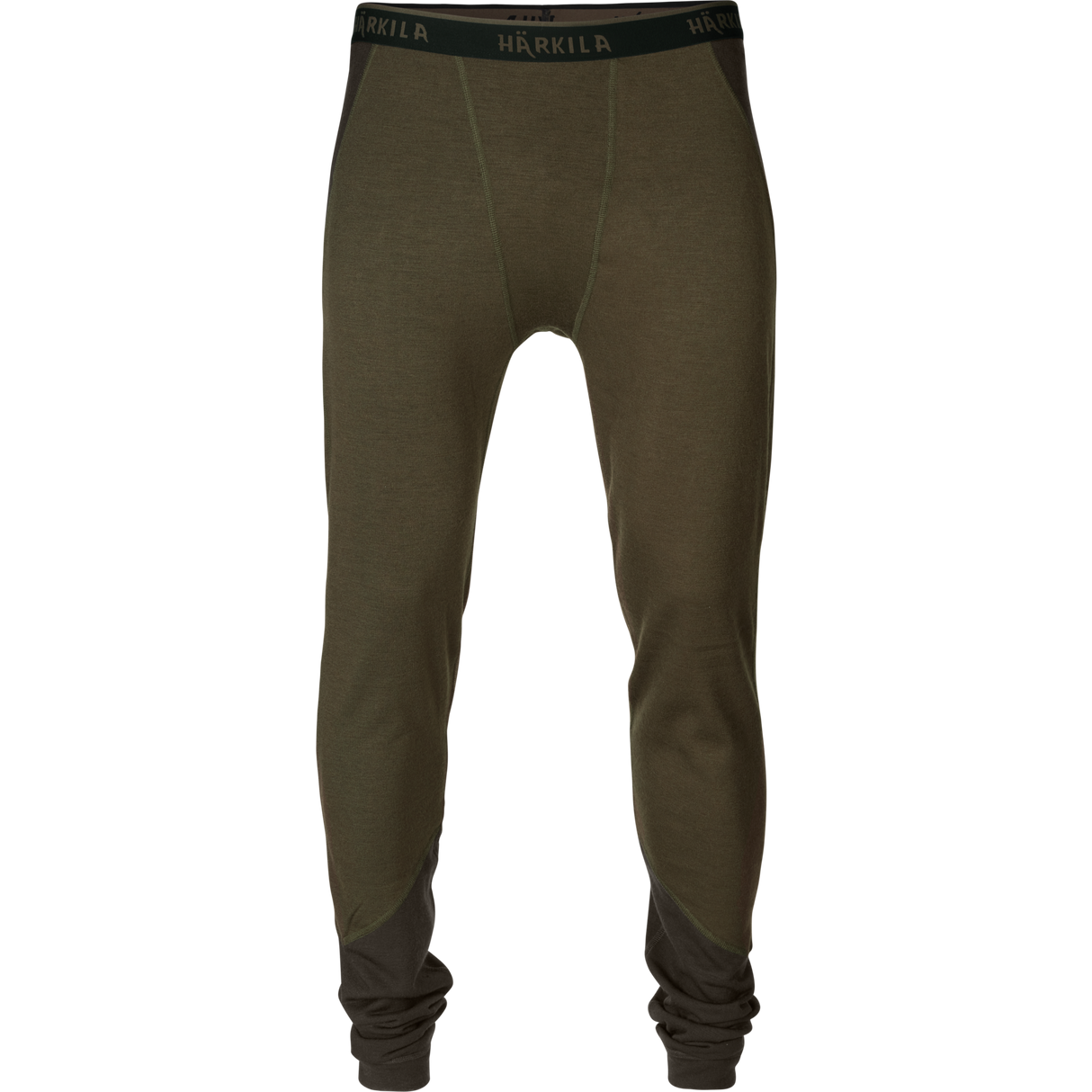 Base Warm lange Unterhosen Willow green/Shadow brown - Härkila