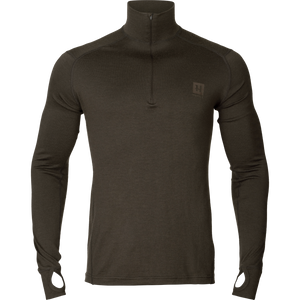 Basis All Season Halbe Zip Shadow Brown - Härkila
