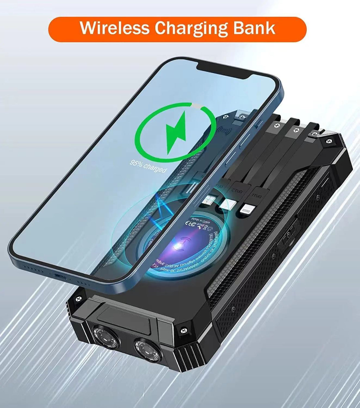 Powerbank - 30.000mAh mit Solarzelle - Ignition