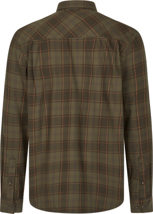 Glen Flanellhemd – Pine Green/Dark Navy Check – Seeland