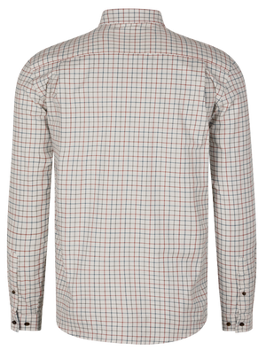 Oxford Shooting Hemd - Grape Leaf/Terracotta Check - Seeland