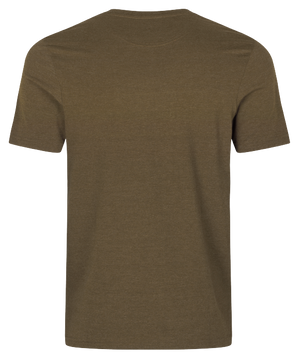 Vogel-Liebhaber T-Shirt Dark Olive Melange - Seeland
