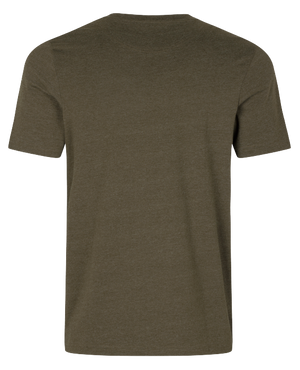 That Time T-Shirt Pine green melange - Seeland
