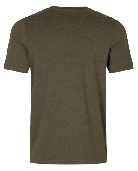 That Time T-Shirt Pine green melange - Seeland