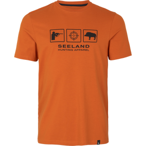 Lanner T-Shirt - Melange Gold Flame - Seeland
