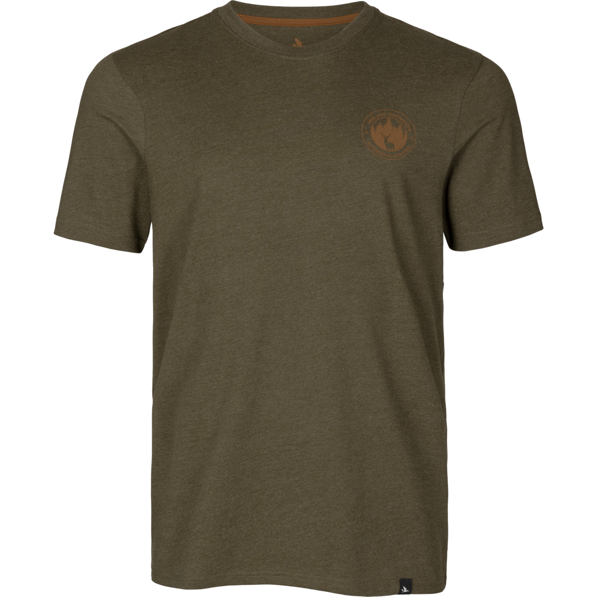 Saker T-Shirt - Pine green melange - Seeland