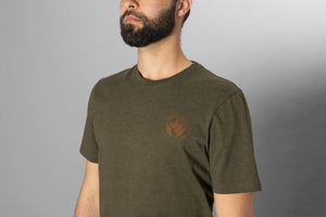 Saker T-Shirt - Pine green melange - Seeland