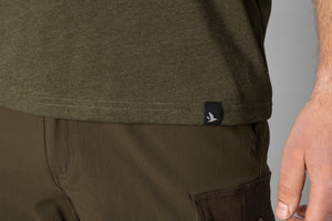 Saker T-Shirt - Pine green melange - Seeland