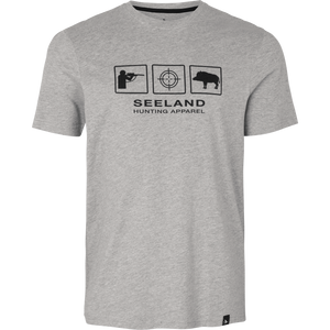 Lanner T-Shirt - Dunkelgrau Melange - Seeland