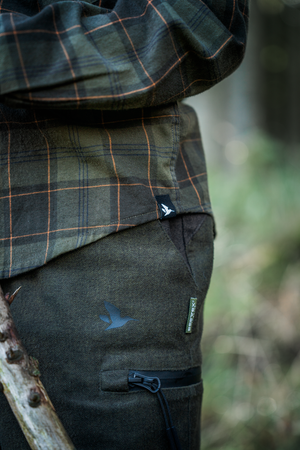 Flanellhemd - Pine Green/Dark Navy Check - Glen Junior – Seeland