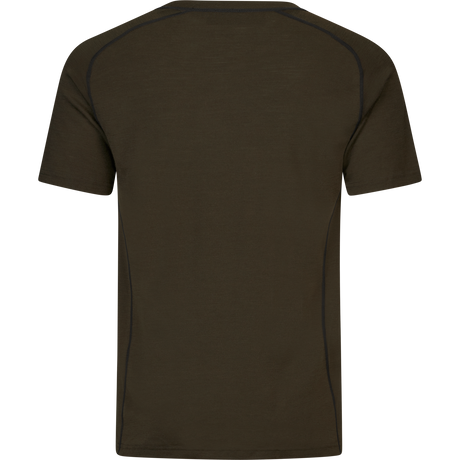 Apex Merino T-Shirt Pine green - Seeland