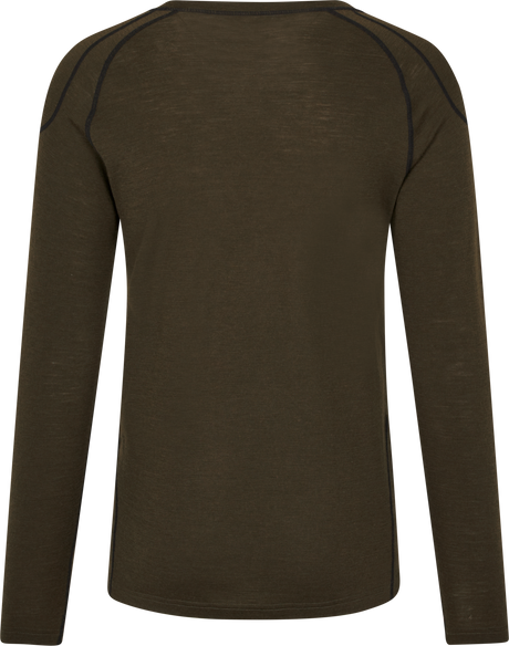 One Hundred Langarmshirt – Pine green – Seeland