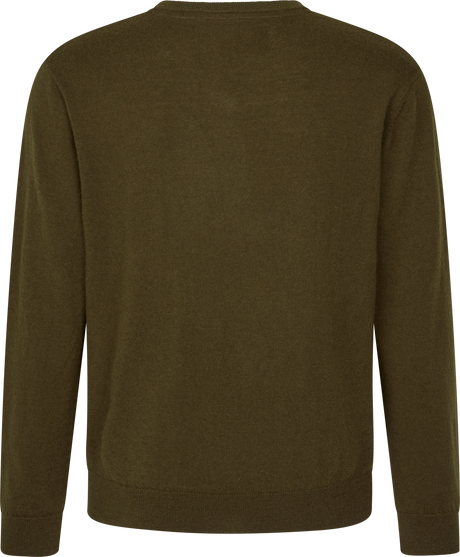 Pullover mit V-Ausschnitt – Light Pine – Seeland