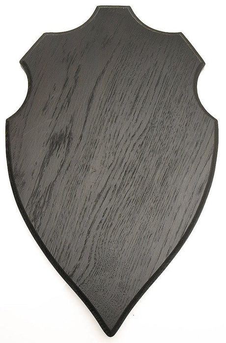 Geweihtafel Hirsch - Dunkle Eiche 37,5 x 23,5 cm
