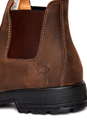 Chelsea-Stiefel zum Reinschlüpfen Dunkelbraun - Gateway1