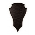 Trophäenschild, Bock, Eichenschild Dunkel 20x12
