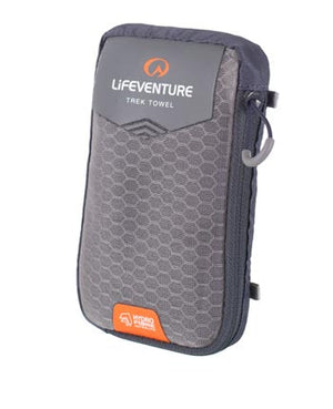 HydroFibre Trek Handtuch, Grau, Groß – Life Venture