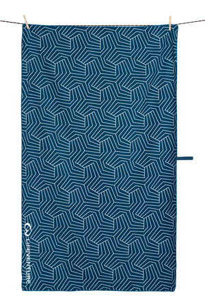 Recyceltes SoftFibre Trek Handtuch, geometrisch – Life Venture