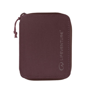 RFID Bi Fold Wallet, Recycled, Plum - Life Venture