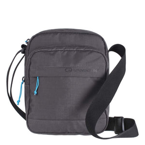 RFiD-Umhängetasche, recycelt, Grau – Life Venture