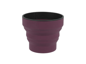 Silikon Ellipse Flexi-Becher, Lila – Life Venture