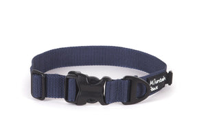Extra robustes Hundehalsband, Größe S, Marineblau – Mountain Paws