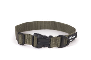 Extra robustes Hundehalsband, Medium, Olive – Mountain Paws