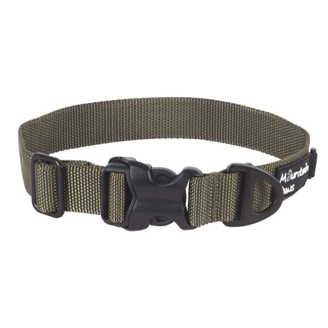 Extra robustes Hundehalsband, Medium, Olive – Mountain Paws