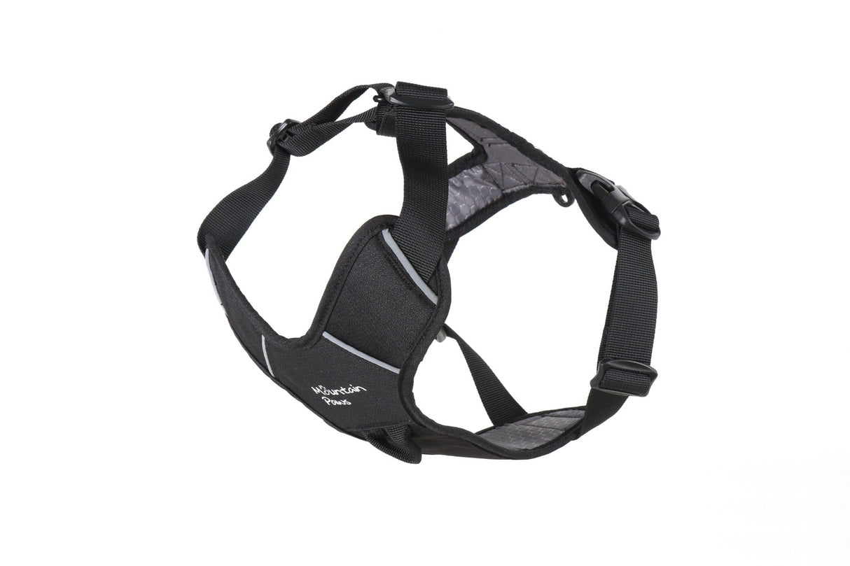 Hundegeschirr Medium Schwarz – Mountain Paws