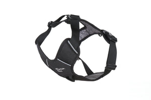 Hundegeschirr, Extra groß, Schwarz – Mountain Paws