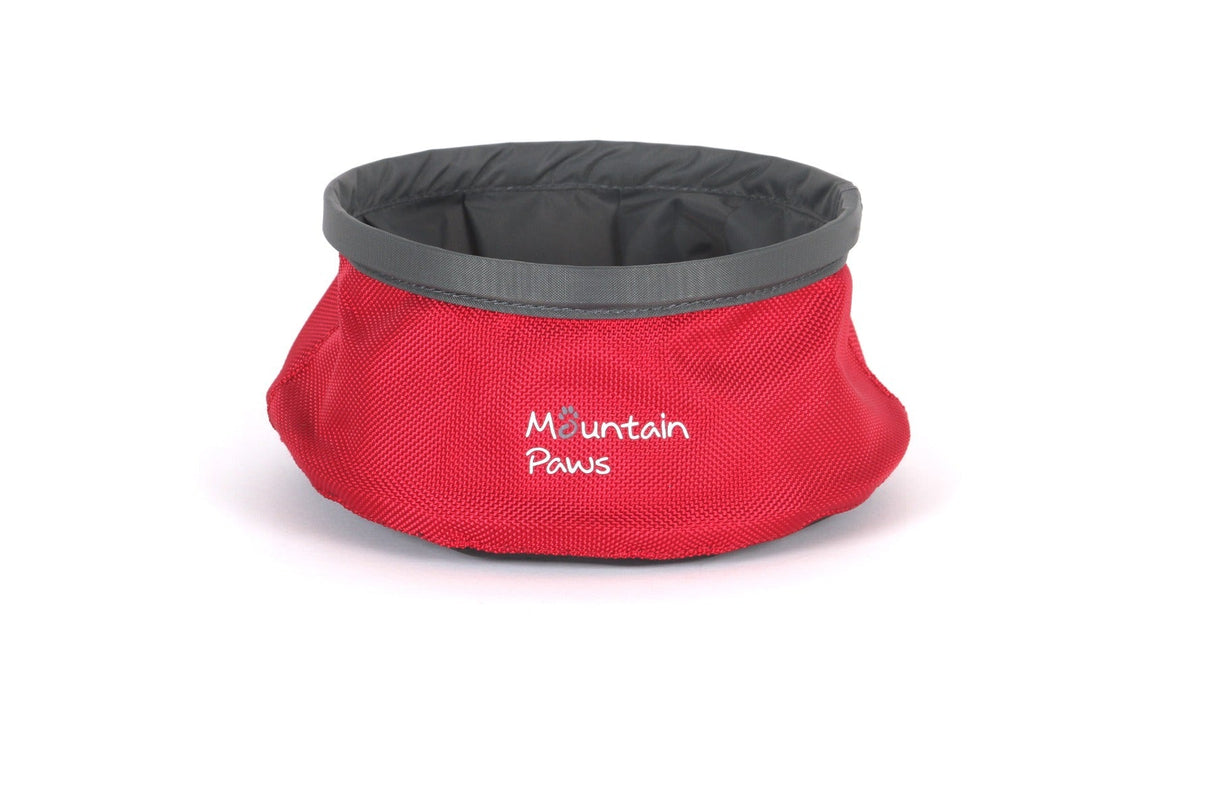 Faltbarer Hundetrinknapf Rot – Mountain Paws