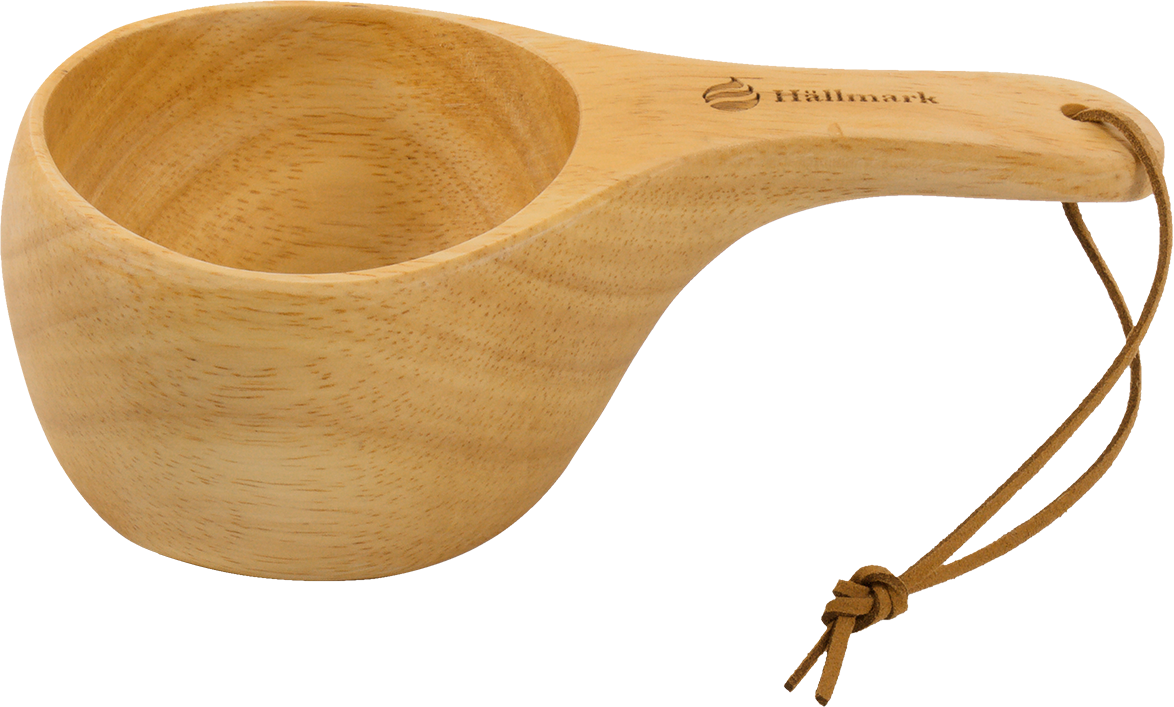 Holztasse mit Griff – HALLMARK