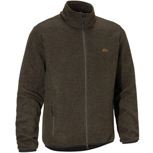 Josh Classic Sweatshirt mit durchgehendem Reißverschluss Braun - Swedteam