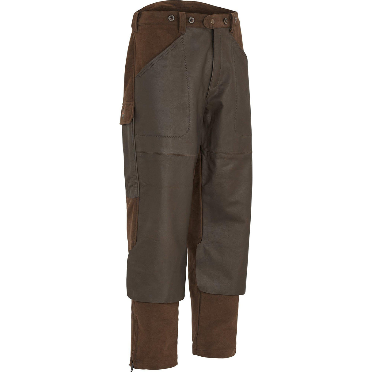 Elch-Leder Jagd-Hose Braun - Swedteam
