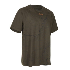 Alpha SS RE-ECO T-Shirt bedruckt Grün - Swedteam