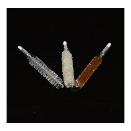 Reinigungsbürste set, Woll-, Nylon-, Bronzebürste 8mm