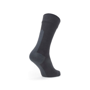 Briston WP All Wt. Mid-Socke mit Hydrostop Schwarz/Grau – Sealskinz