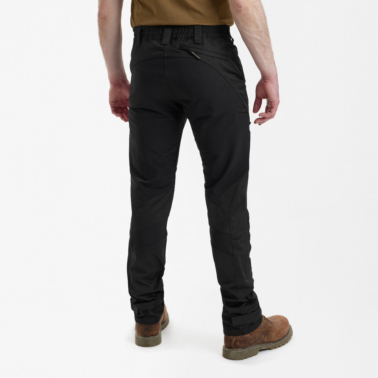 Rogaland Stretchhose mit Kontrast - Kurz - Schwarz - Deerhunter