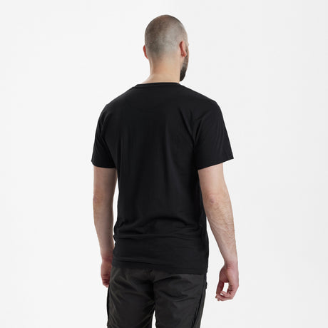 Logo T-Shirt Schwarz - Deerhunter